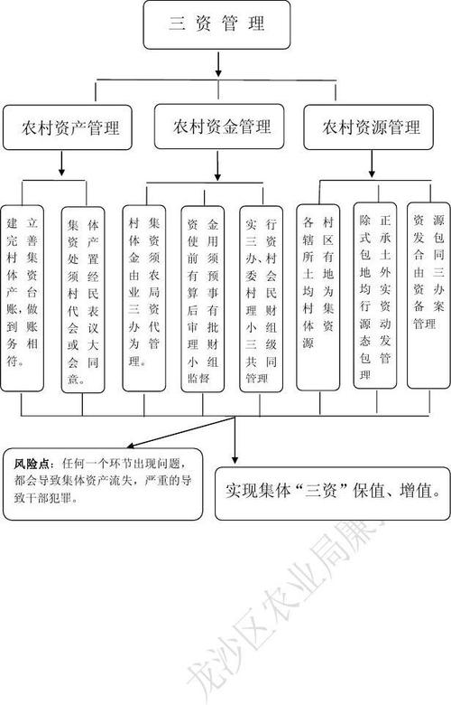 农村集体资产管理流程图